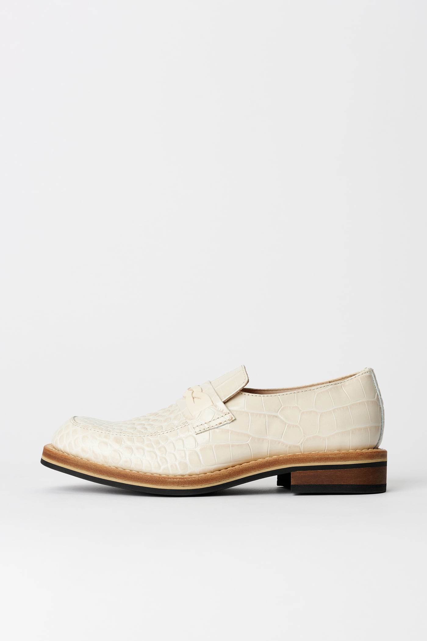 Our Legacy - Nakano Shoe Vanilla Croc Bull Hide