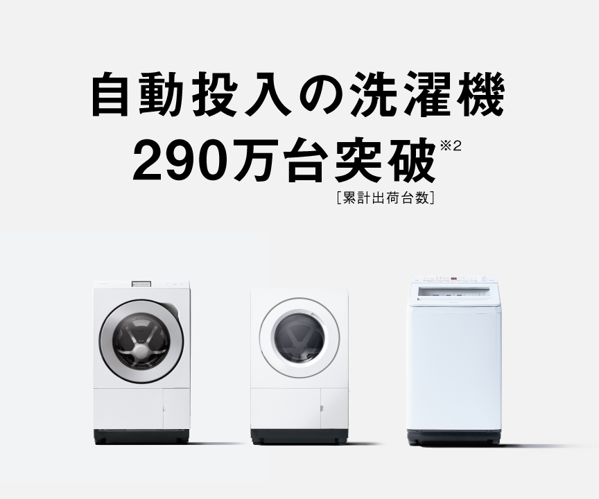 自動投入」が選ばれる理由 | 洗濯機・衣類乾燥機 | Panasonic