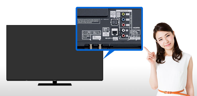 購入の際には、「端子」の種類と数を必ずチェック | 4K液晶・有機EL