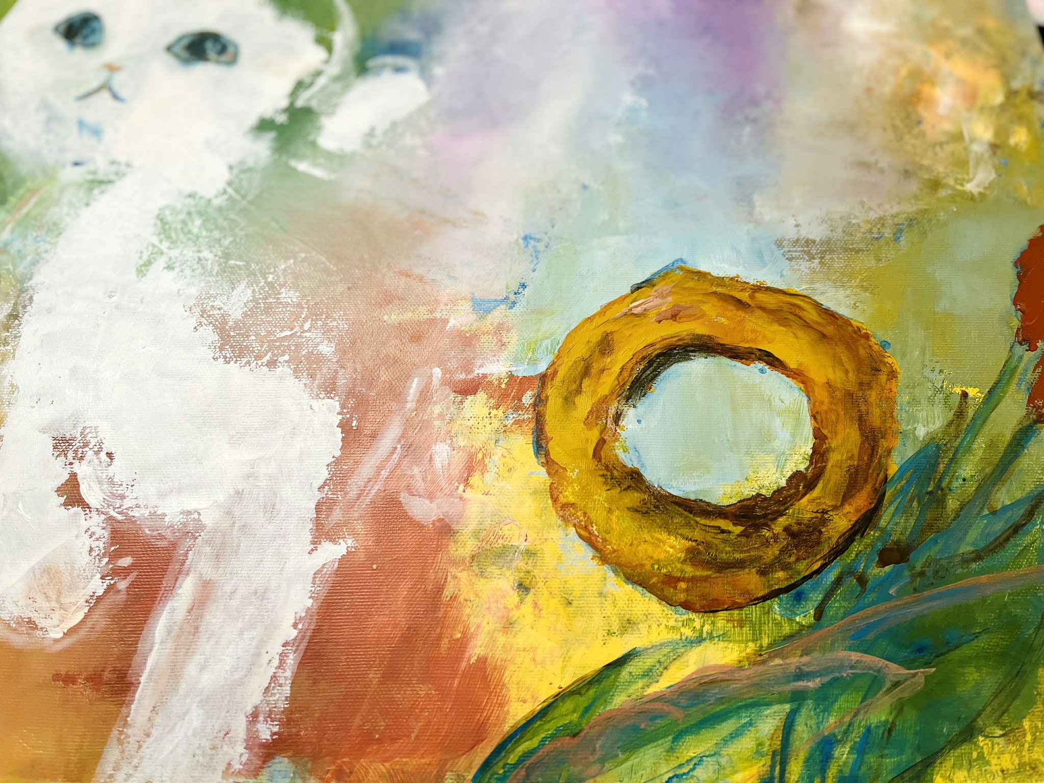 油絵（画家のひとみさんが描いた物）