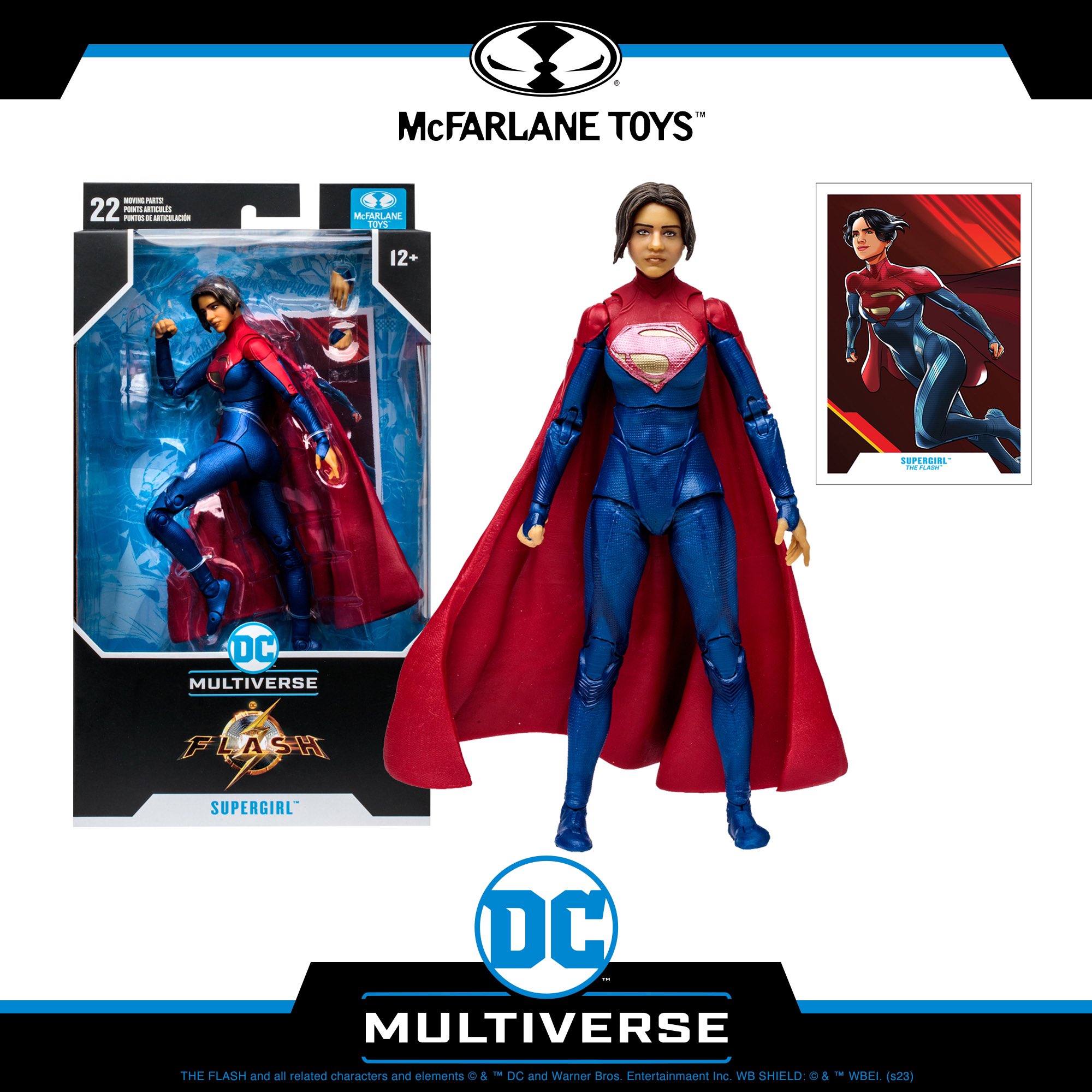 新品未開封】マクファーレントイズ フラッシュ&スーパーガール DC
