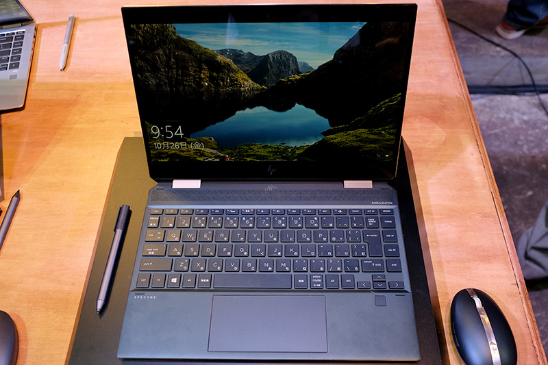 日本HP、ペン対応/第8世代Core搭載で22時間駆動の2in1「Spectre x360