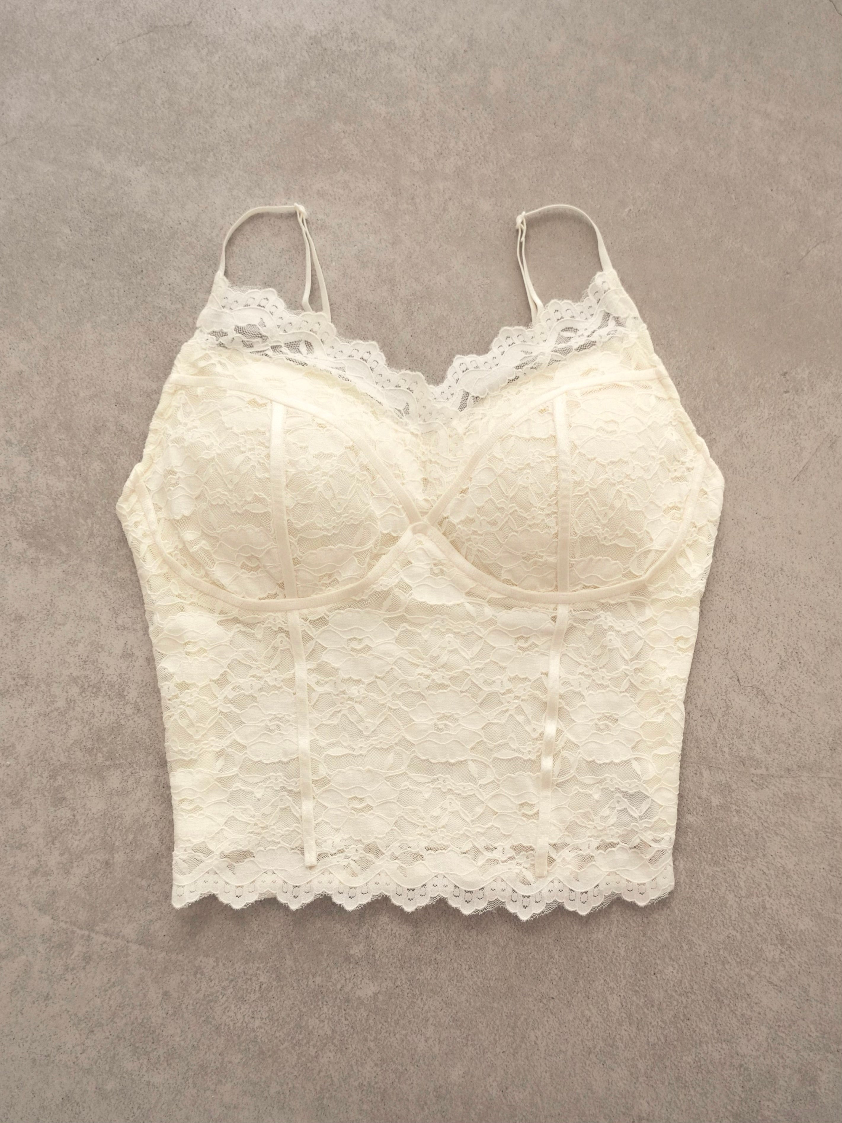 lace corset camisole｜PELLICULE | ぺリキュール