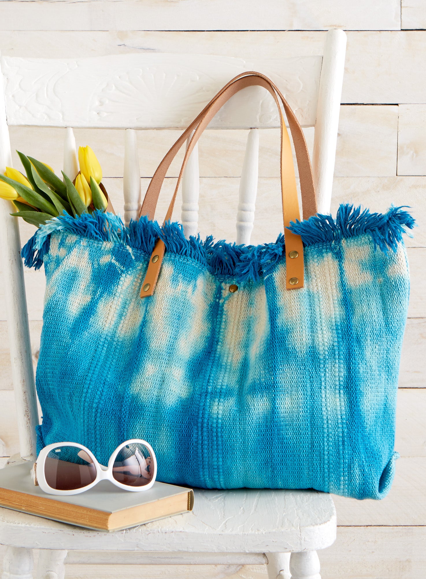 Azzurro Tie-Dye Bag | Petalura
