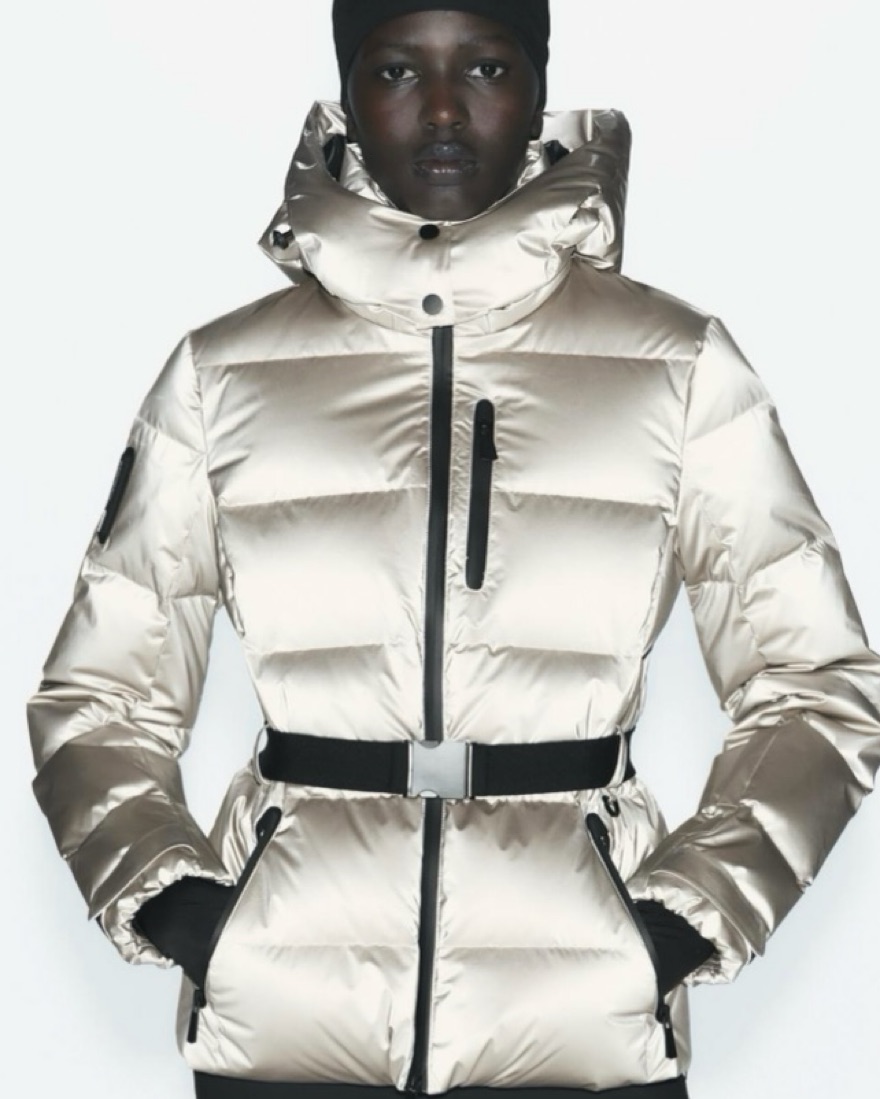 Recco Technology Zara Ski Down Jacket by Zara - Pickle