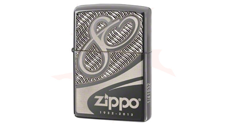 Zippo Armor 80th Anniversary Limited Edition, Black Chrome Classic