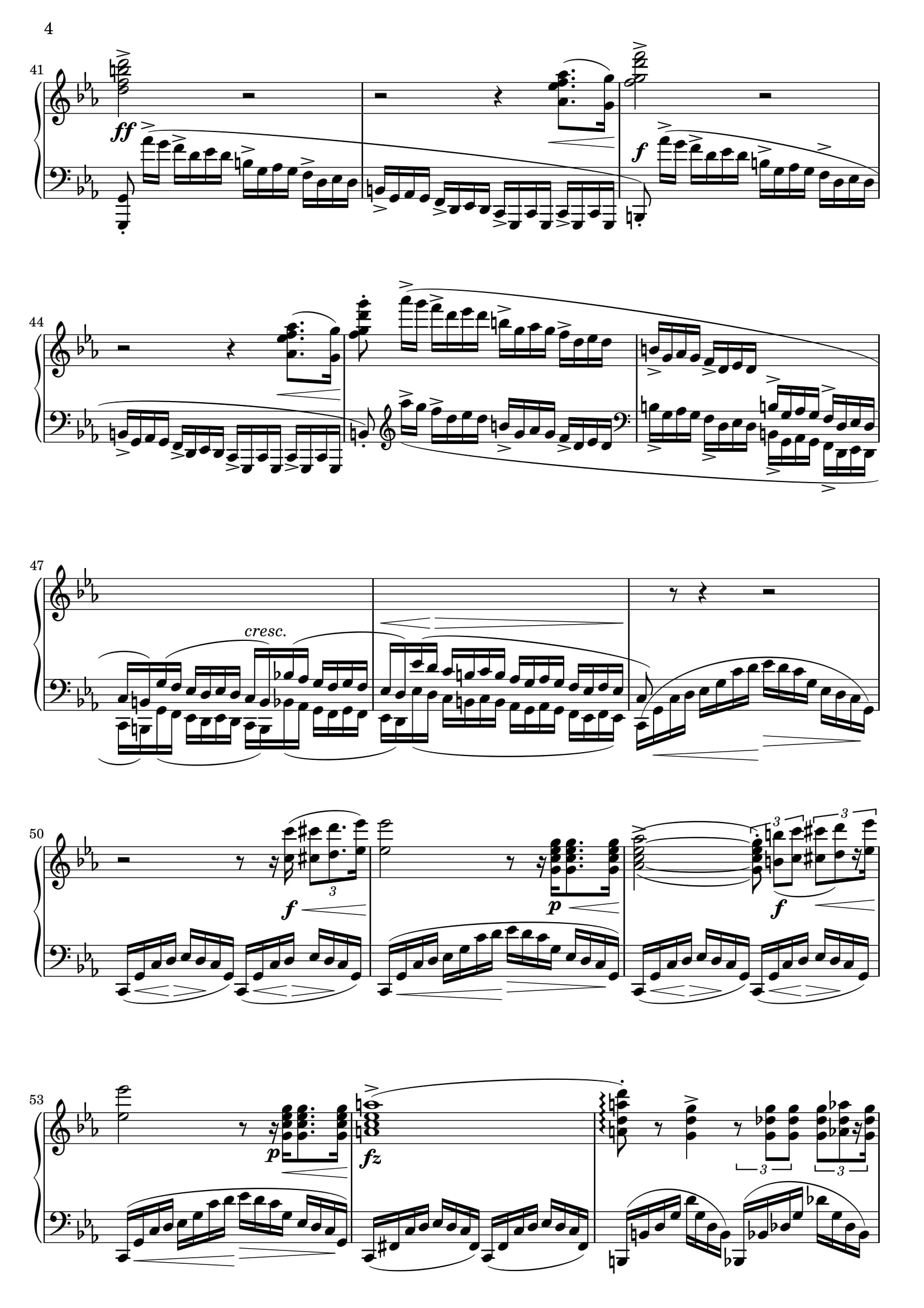 無料楽譜】ショパン「革命のエチュード」