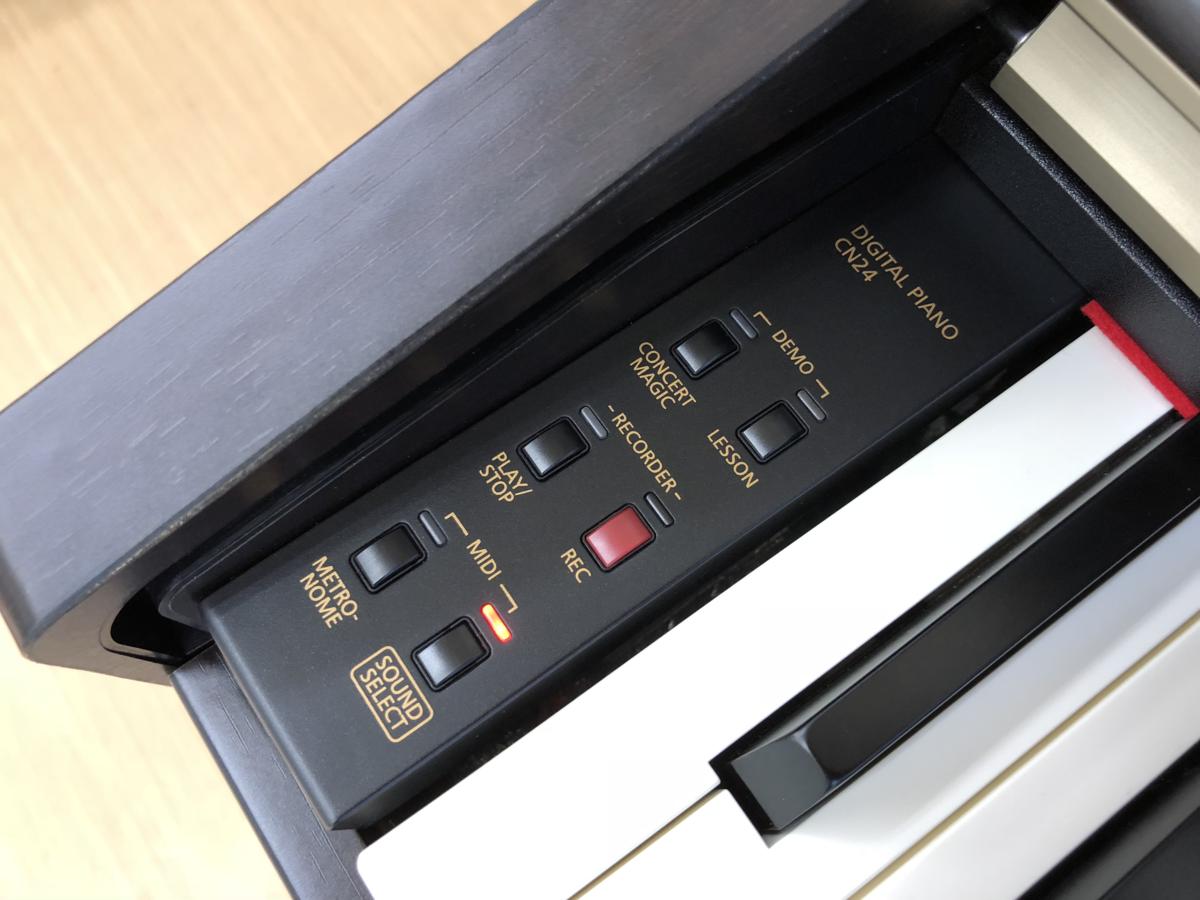 電子ピアノ KAWAI CN24R 2013年製 中古 高低自在椅子付き ローズウッド