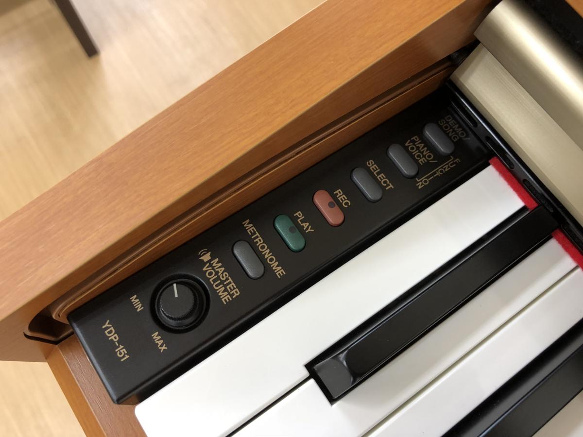 電子ピアノ YAMAHA YDP-151C 2007年製 中古 椅子付き ≪6/25(月)まで