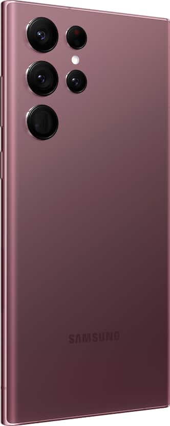 Samsung Galaxy S22 Ultra 5G 256GB (Unlocked) Burgundy S908U - Best Buy