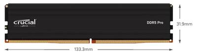 Crucial Pro 32GB (2x16GB) DDR5 5600MHz C46 UDIMM Desktop Memory