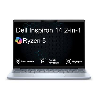 Dell Inspiron 14 2 in 1 Laptop 14.0 WUXGA Display (Ryzen 5 8640HS