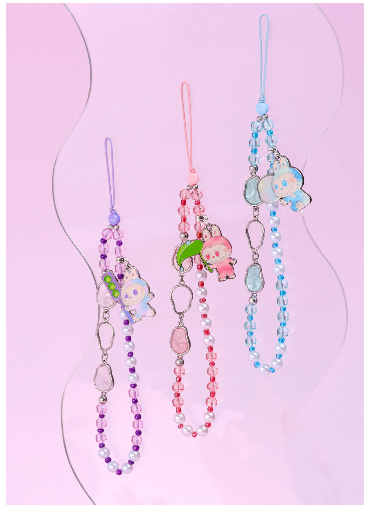 THE MONSTERS Big into Energy Series-Phone Charm Blind Box - POP