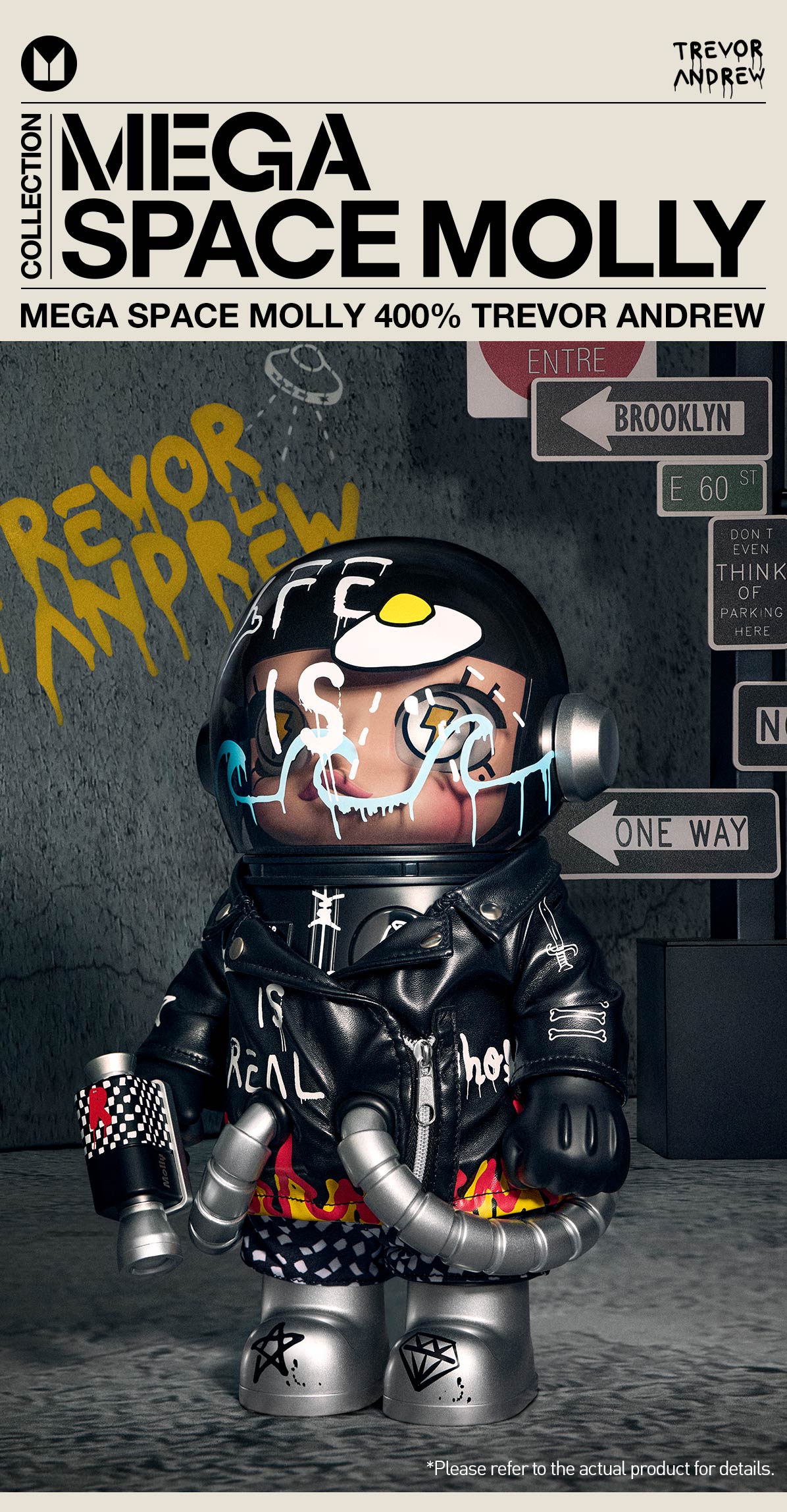 MEGA SPACE MOLLY 400% Trevor Andrew - POP MART (Canada)