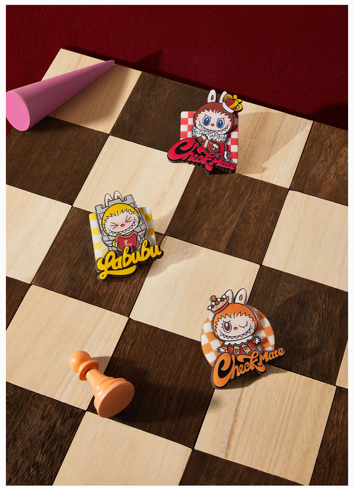 THE MONSTERS Let's Checkmate Series-Fridge Magnet Blind Box - POP
