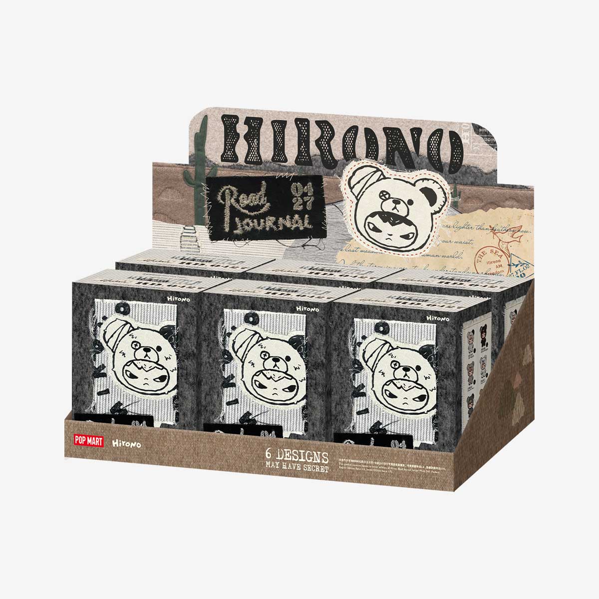 Hirono Road Journal Series-Plush Doll Pendant Blind Box - POP MART