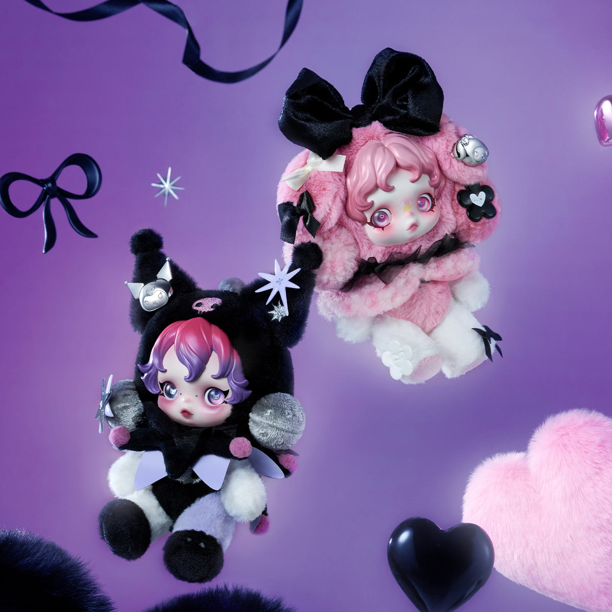 SKULLPANDA × KUROMI Plush - POP MART (United States)