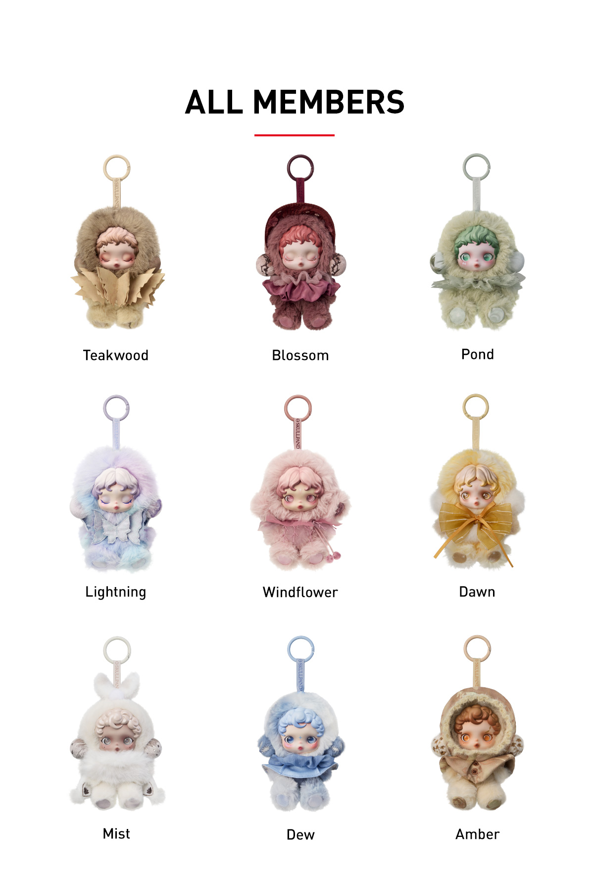 POP NOW:SKULLPANDA L'impressionnisme Series Plush Doll - POP MART