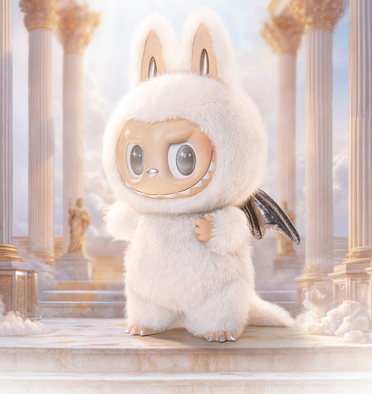 THE MONSTERS - ANGEL IN CLOUDS Vinyl Face Doll - POP MART (Japan)