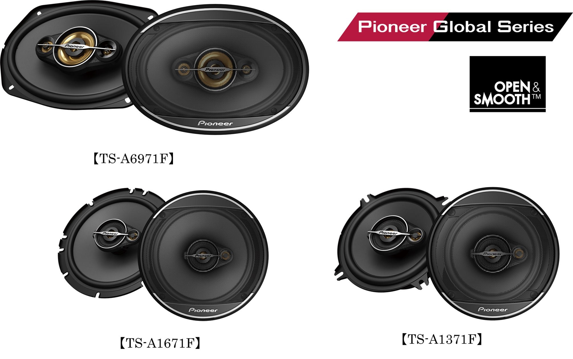 パイオニア グローバルシリーズのユニットスピーカーを発売