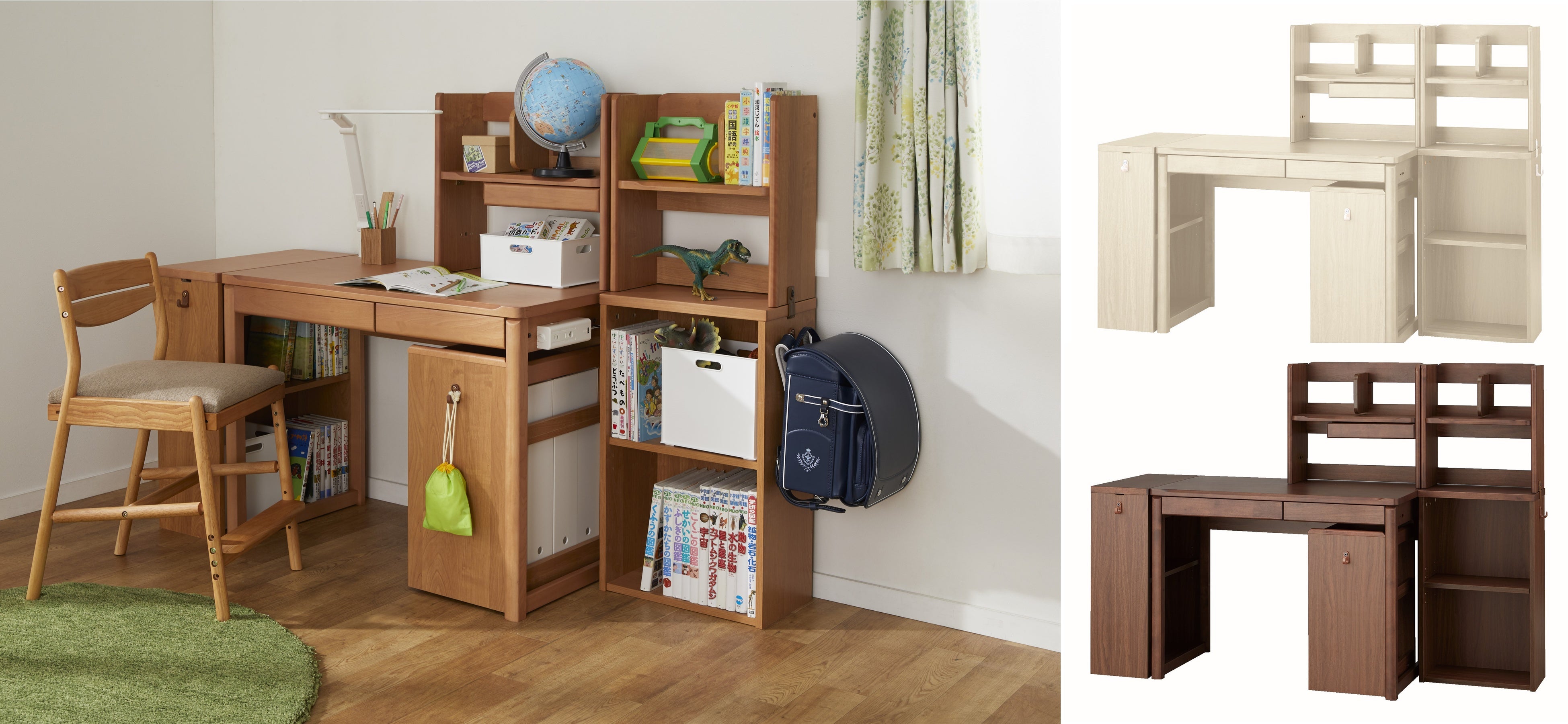 ニトリ】お気に入りの一台がみつかる！2023年モデルの学習机と学習空間