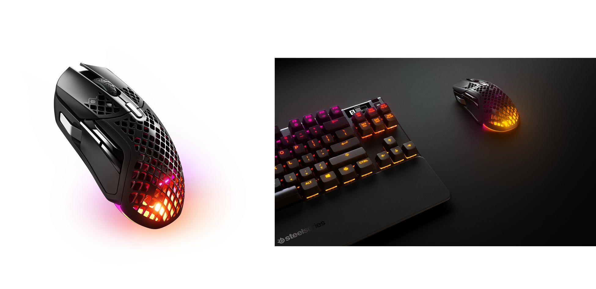 SteelSeries】世界最軽量の多ボタンゲーミングマウス。18ボタン「Aerox