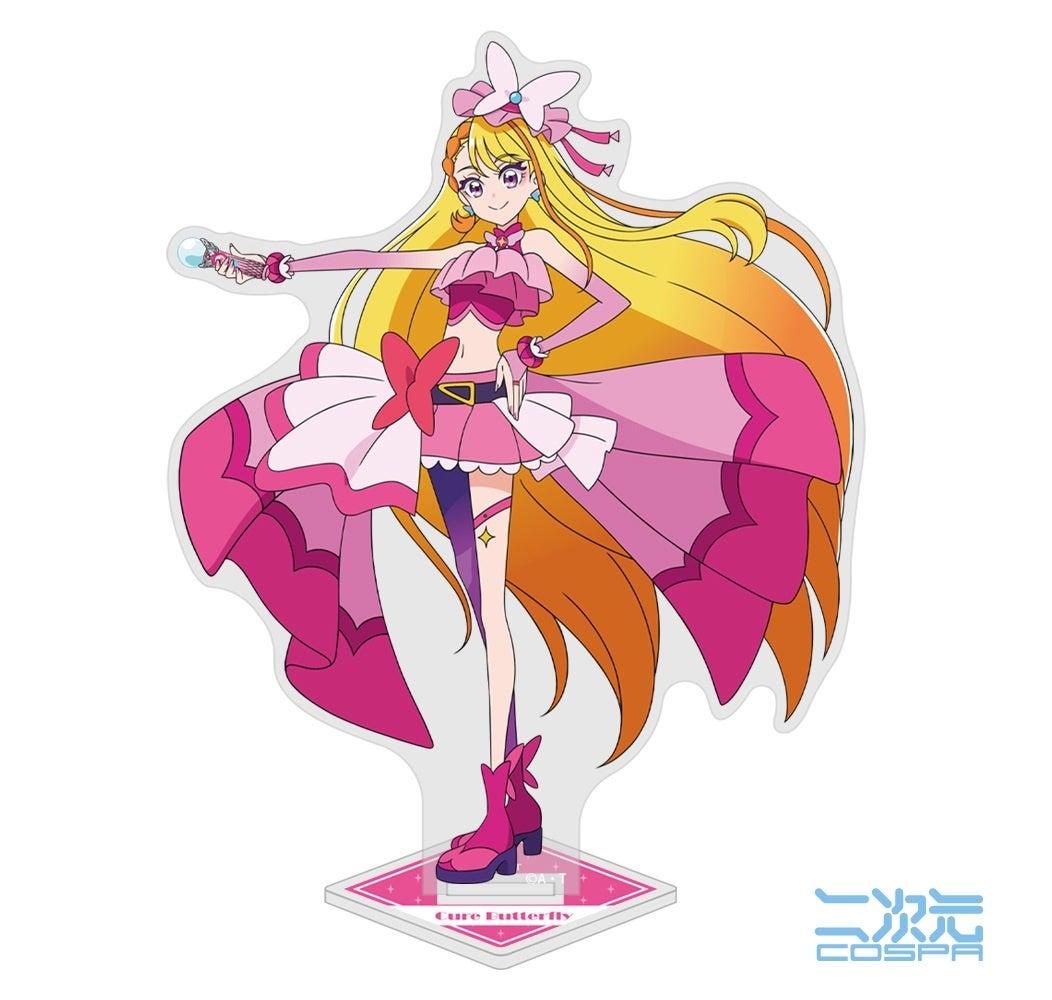 ひろがるスカイ！プリキュア』キュアバタフライのTシャツ＆アクリル