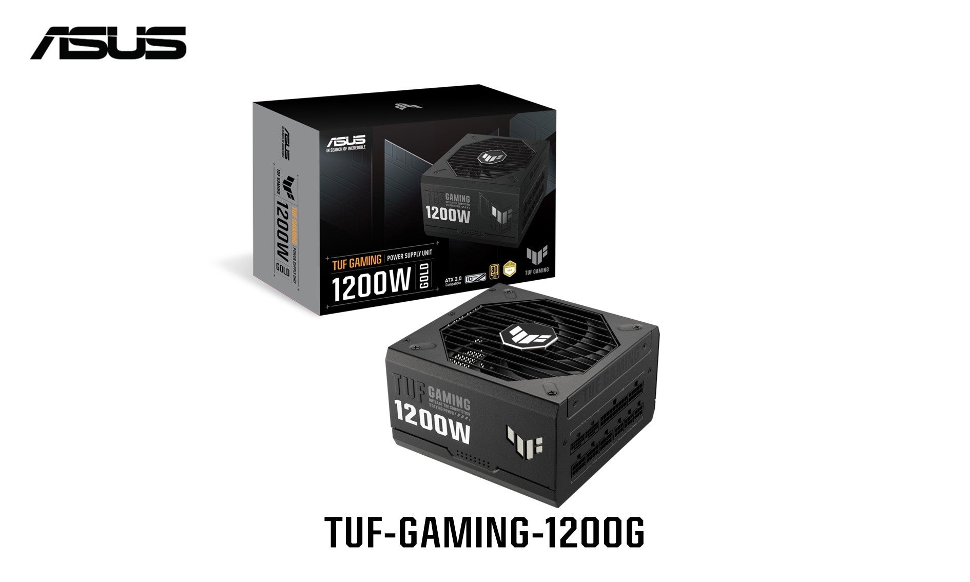 ASUSのゲーミングシリーズのTUF GAMINGよりフルモジュラー式で80PLUS