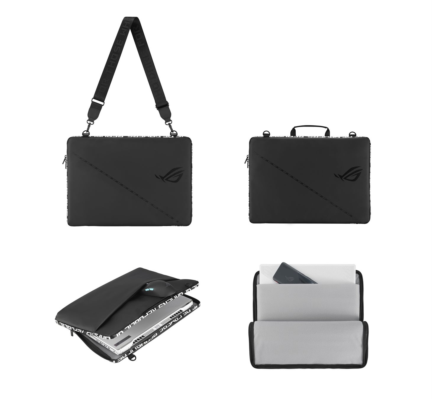 ROGデザインでファッショナブルなバッグやインナーケース、スーツ