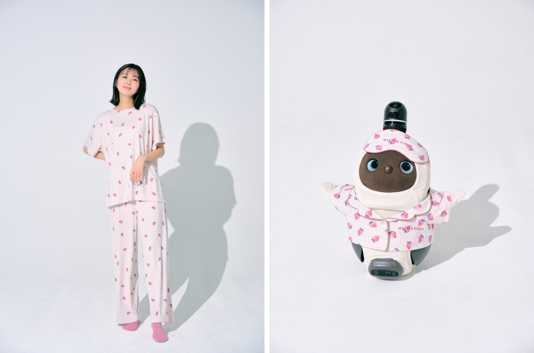 gelato pique（ジェラート ピケ）」家族型ロボットLOVOTとのお揃い