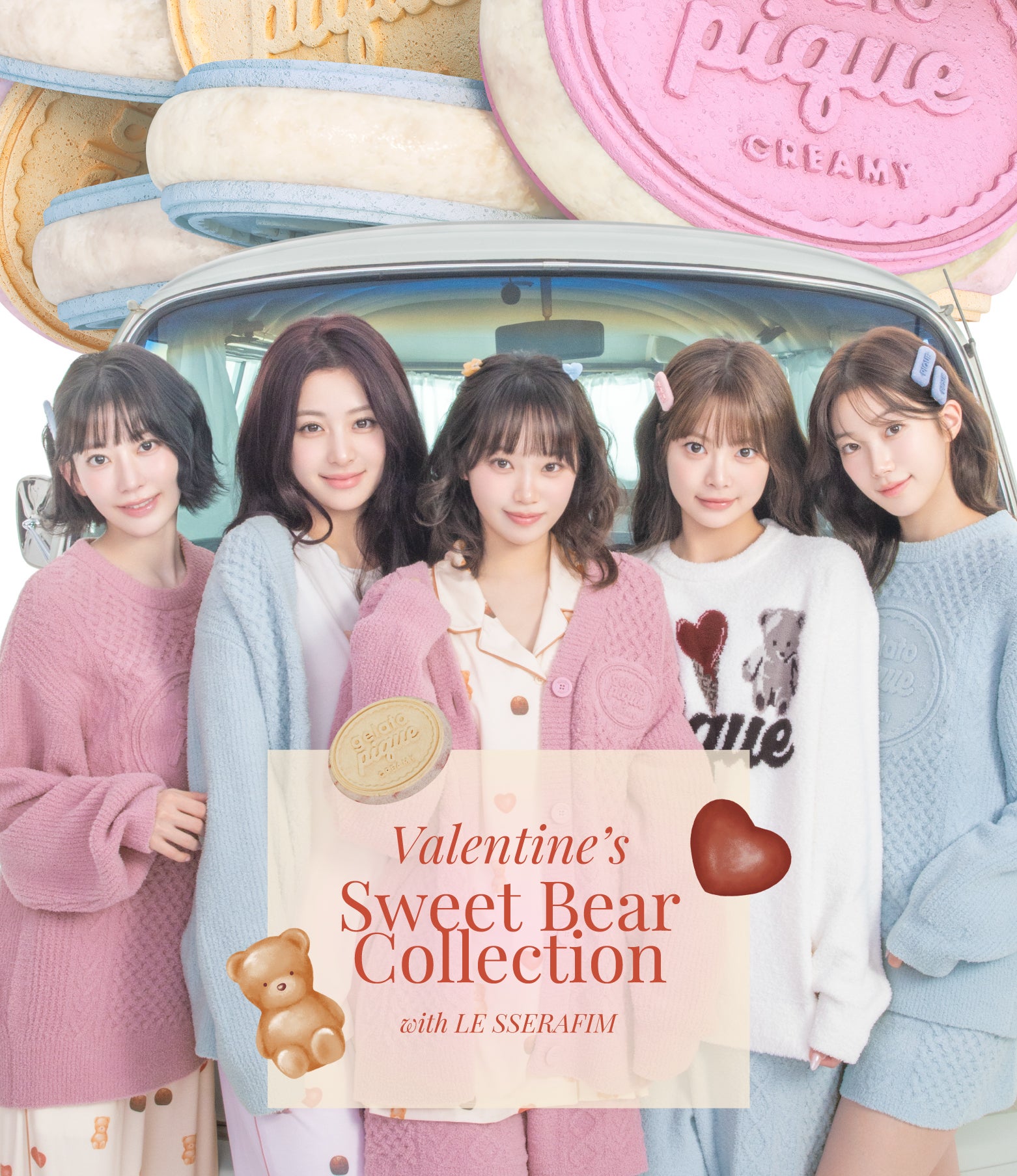 LE SSERAFIM(ルセラフィム)がgelato pique(ジェラート ピケ)の2026