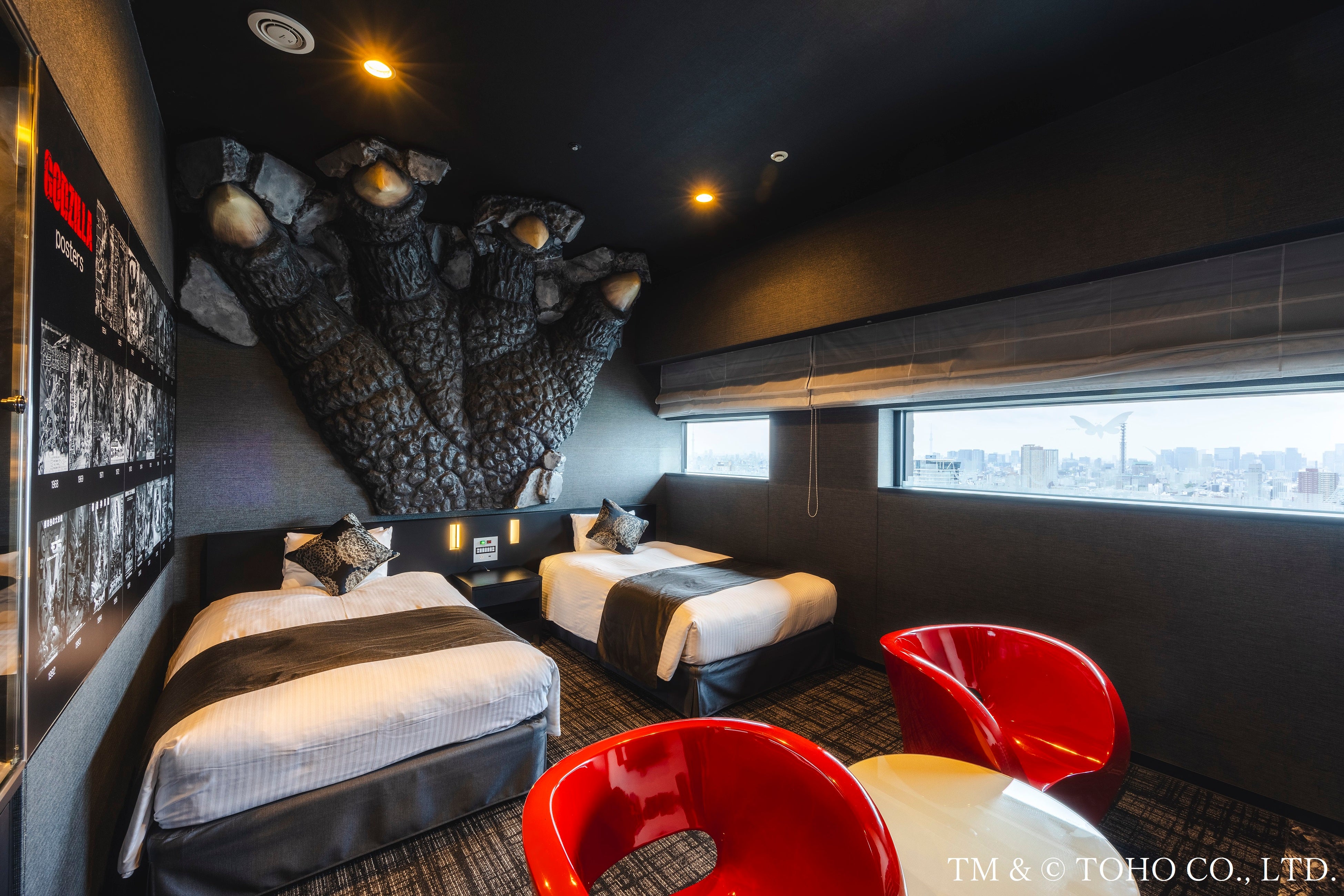 ホテルグレイスリー新宿】「ゴジラルーム」・「ゴジラビュールーム