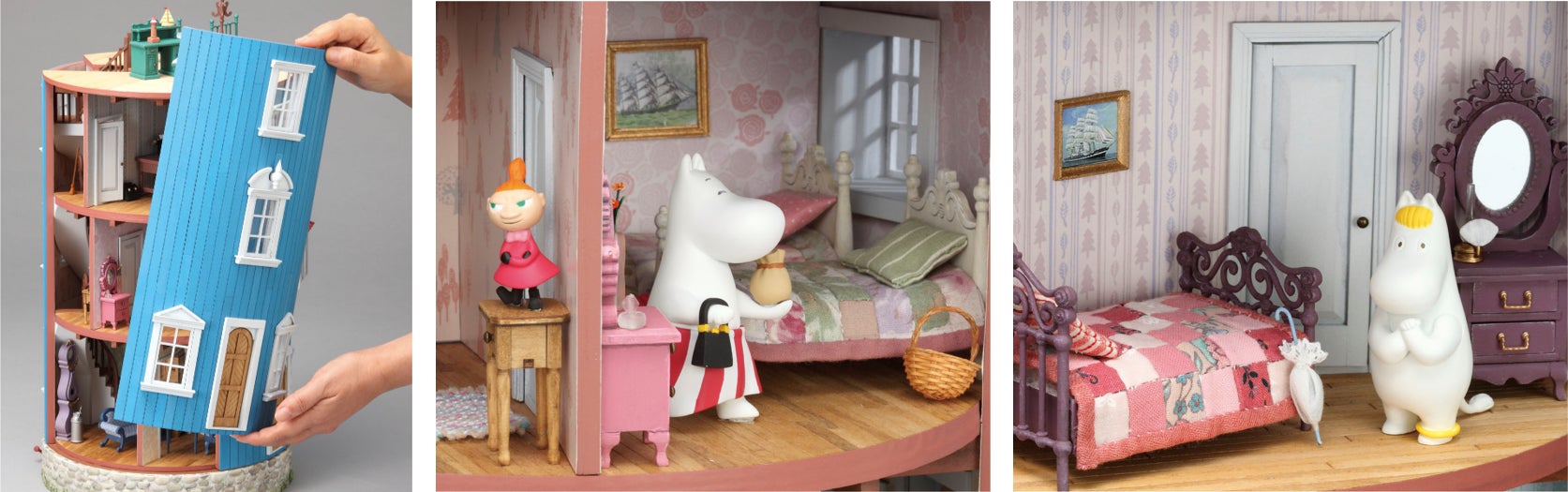 原作の世界観を再現したムーミンのドールハウスがウェブ限定で再登場
