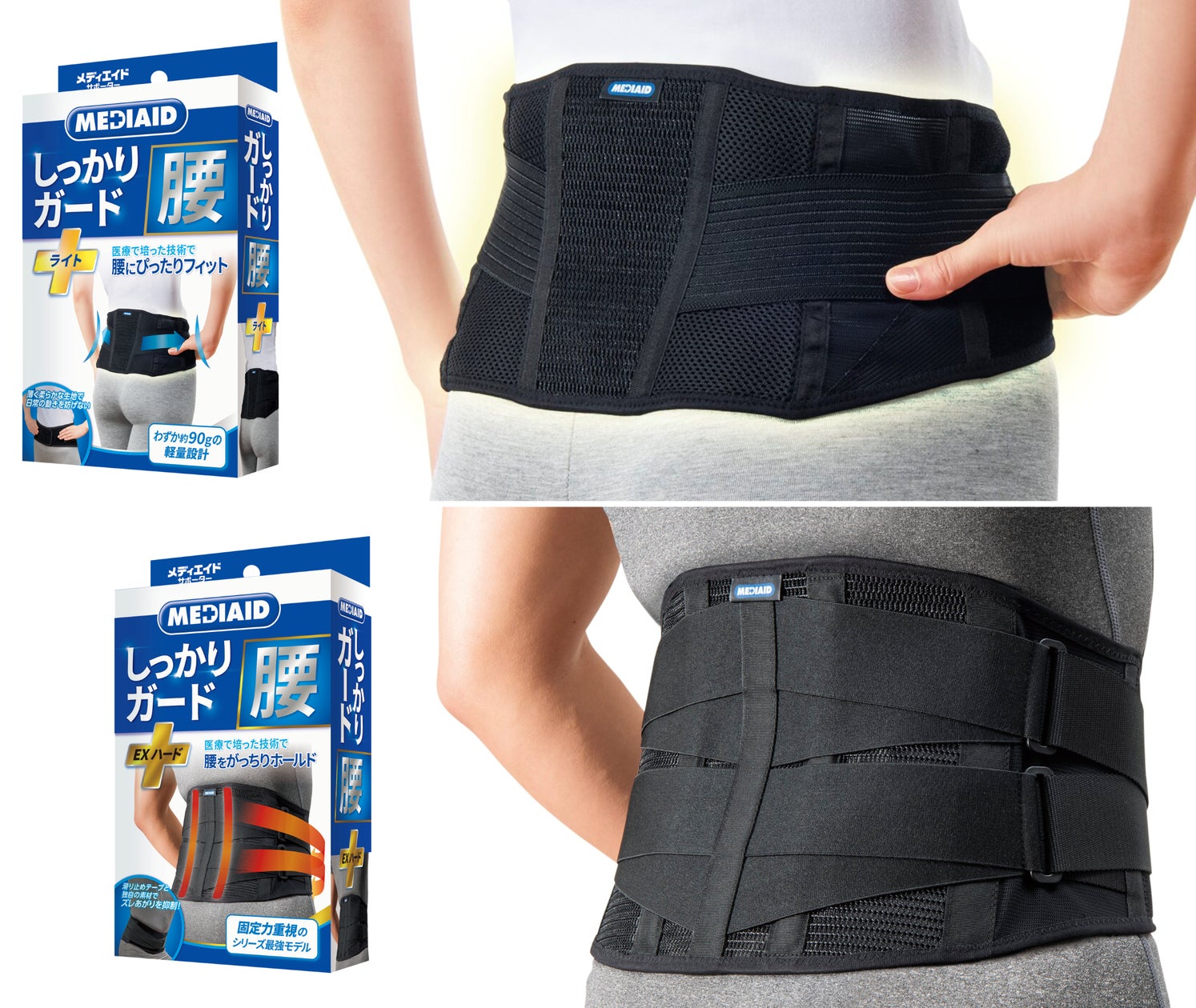 出荷枚数No.1メーカー発！メディエイドの腰サポーターに新製品
