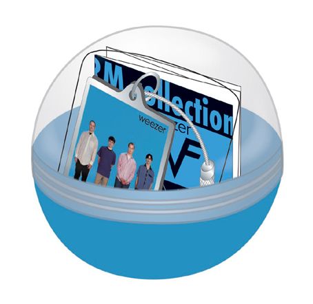 アーティストの作品アートワークやロゴをデザインしたカプセルトイ