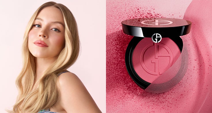 アルマーニ ビューティ＞シルクのようになめらかで上品に、チークを