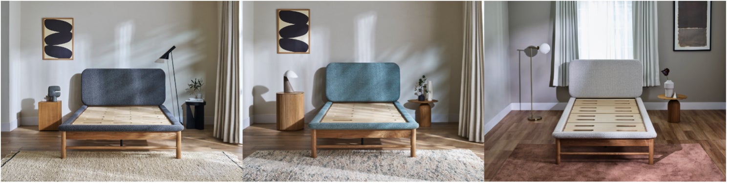 新色も登場、寝室をプレミアムな空間に。「New ファブリックベッド