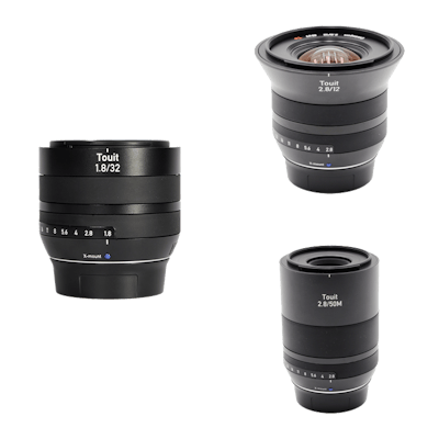 レンタル - CarlZeiss Toutシリーズ単焦点コンプリートセット(X