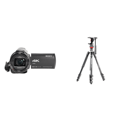 レンタル - 本格ビデオカメラ＆三脚セット SONY FDR-AX60 + befree