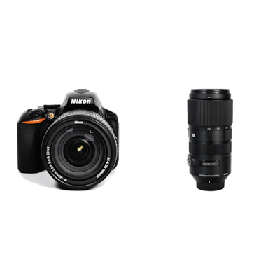 レンタル - Nikon D5600 & 超望遠までカバーするダブルズームセット