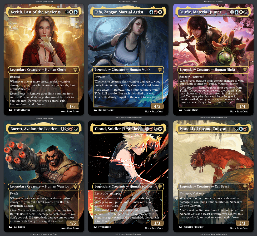 ファイナルファンタジー シークレットレイヤー : r/custommagic