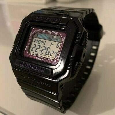 Casio G-Shock G-LIDE Series Digital Black x Purple Accents Watch