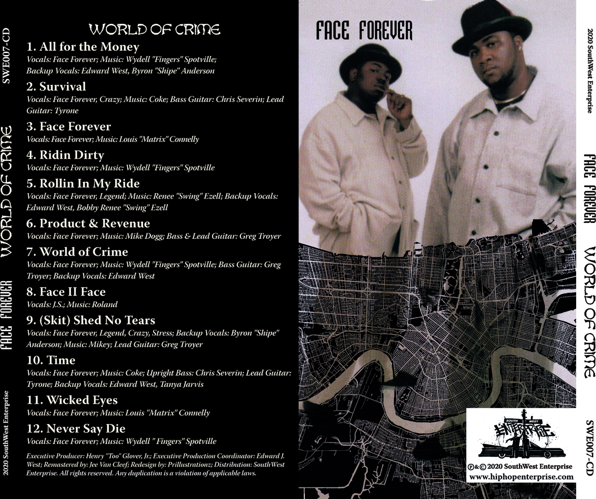 Face Forever - World Of Crime CD | Hip-Hop Enterprise
