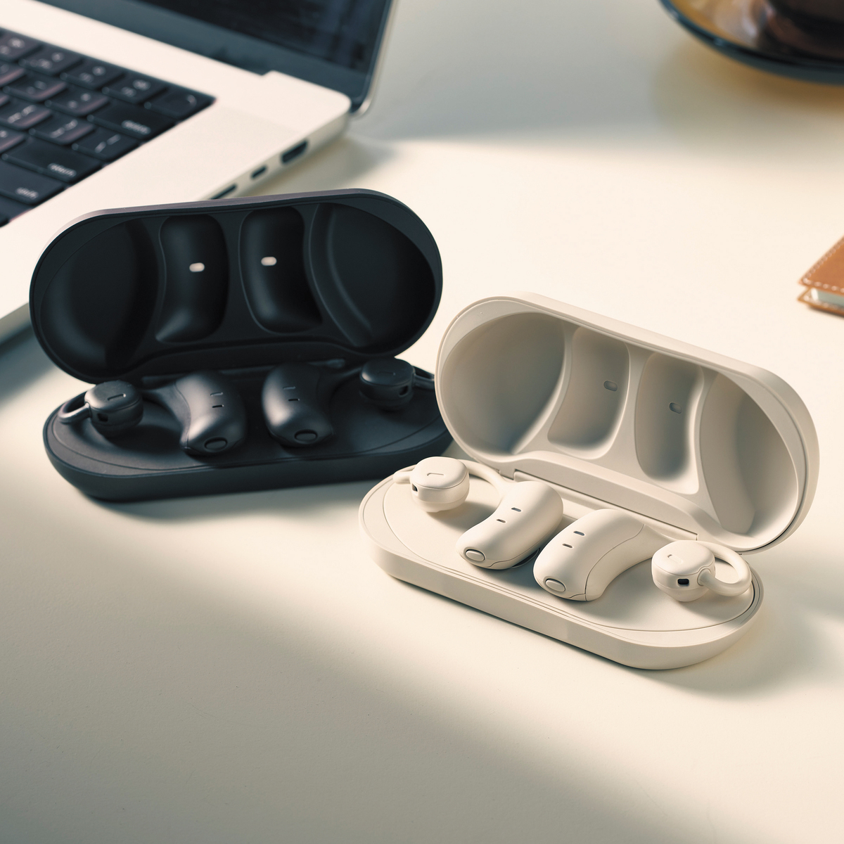 nwm オープンイヤー型 完全ワイヤレス 耳スピーカー MBE001 ヌーム