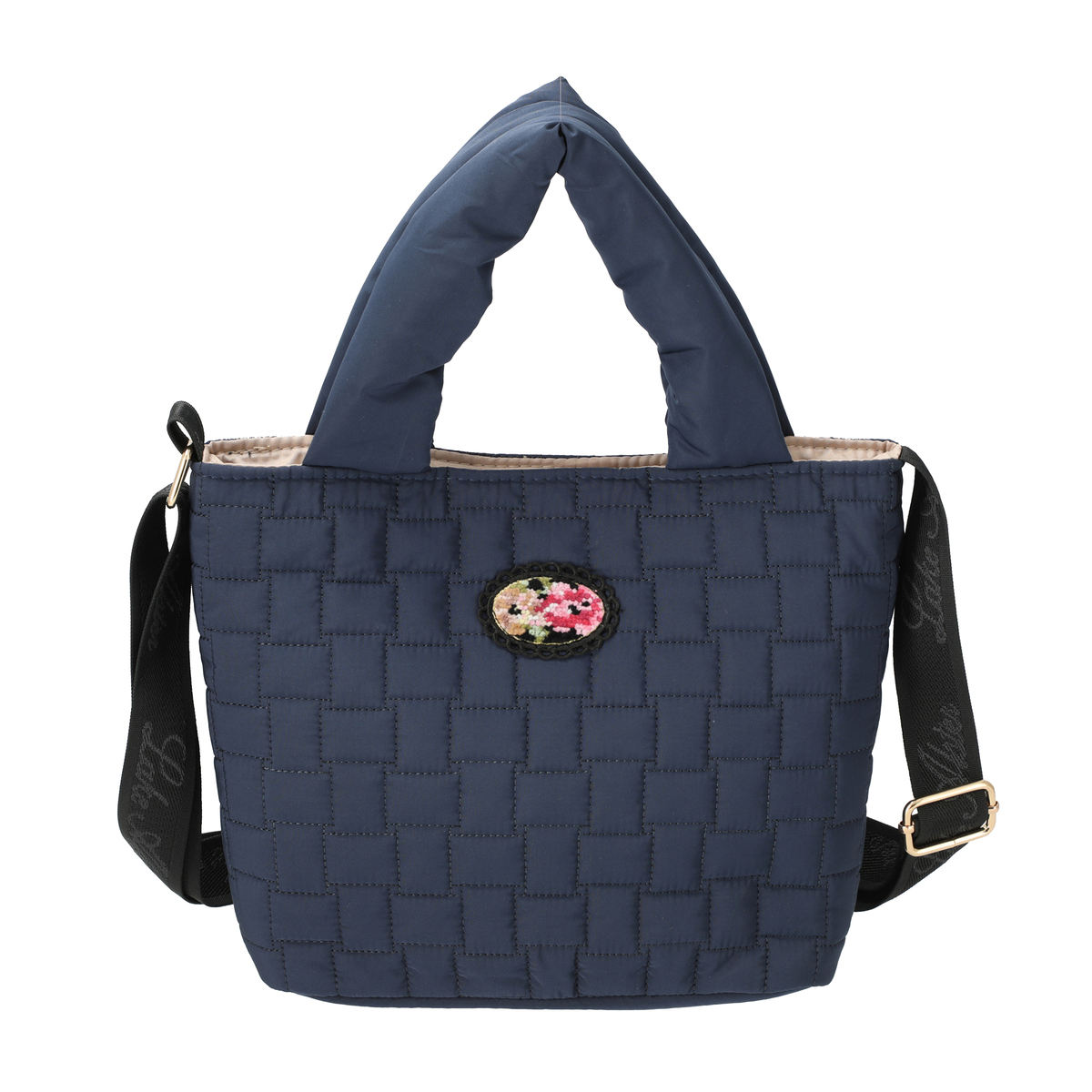 レイクアルスターシェニールワッペン軽量キルト2WAYテサゲバッグ Lake