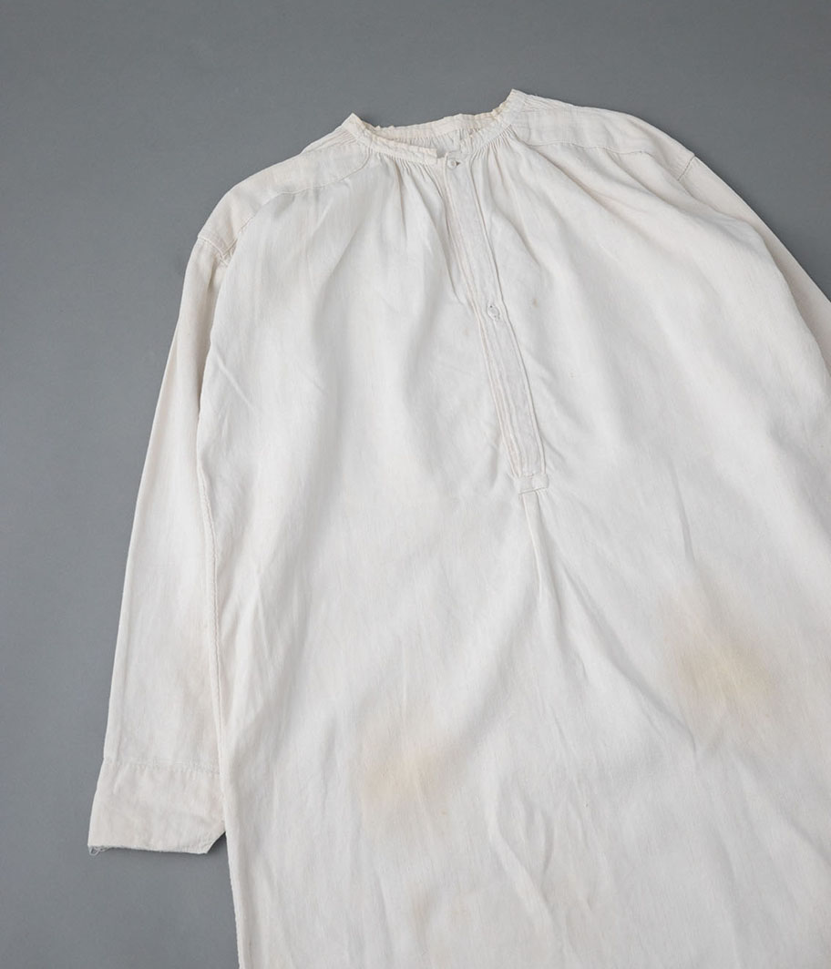 early 20th フレンチリネンスモックシャツ - Fresh Service NECESSARY