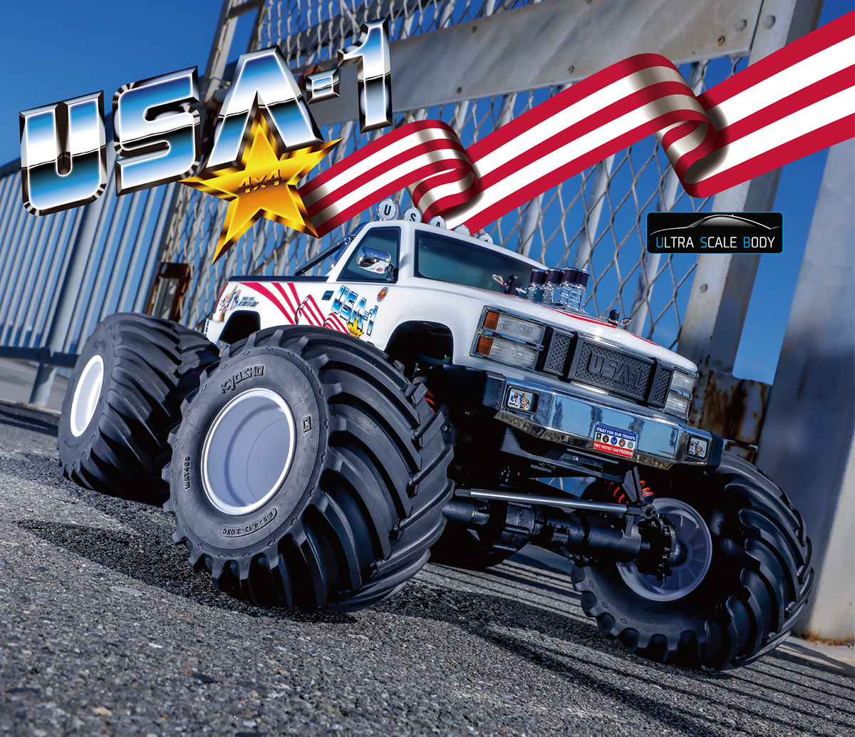 KYOSHO MONSTER TRUCKS USA-1 GP Nitro/VE Brushless Electric - KYOSHO RC