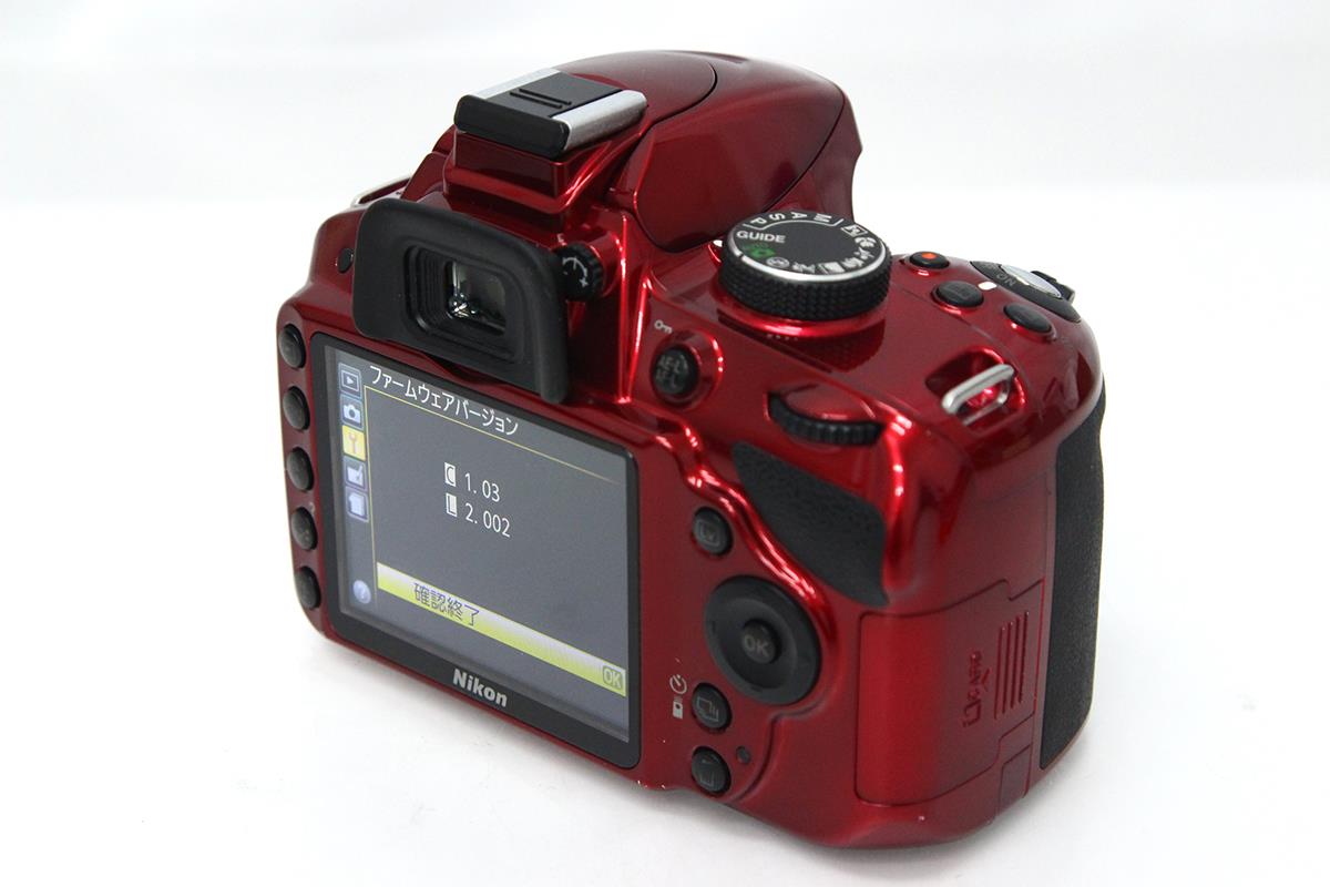 D3200 18-55 レンズキット レッド CA01-M2145-2P2A | ニコン