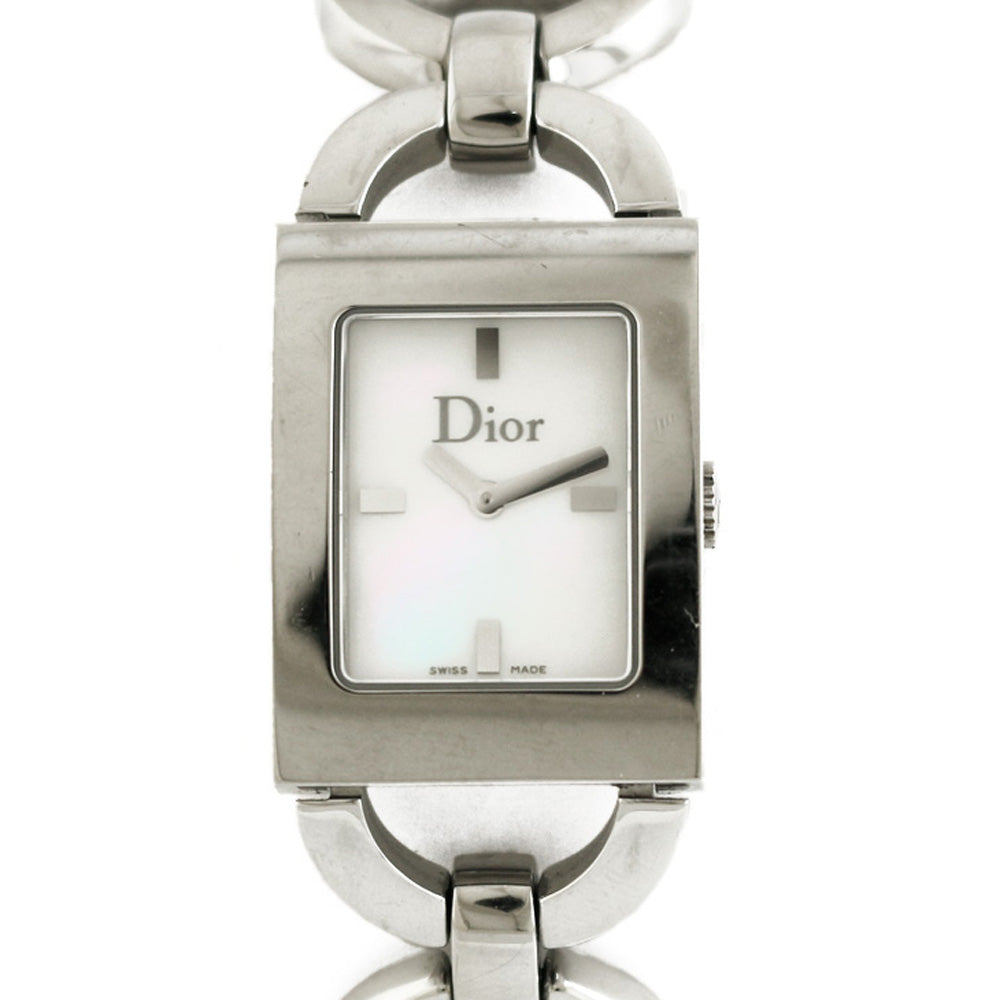 Christian Dior Malice Square Watch Stainless Steel D78-109 Women's