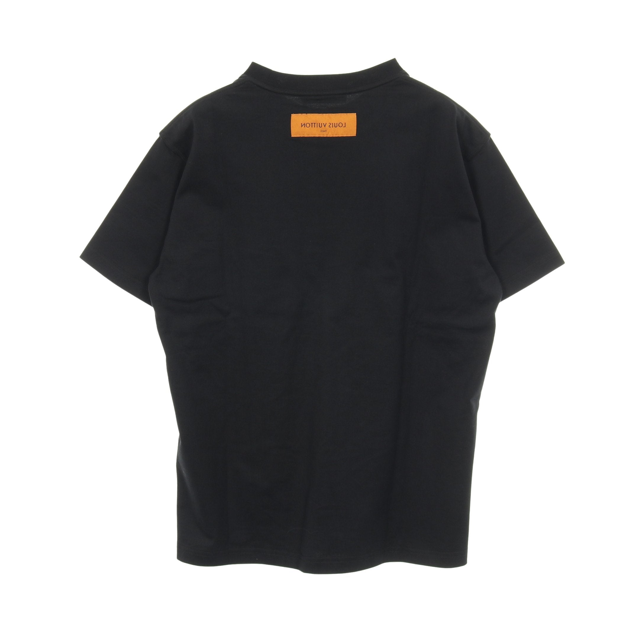 エンボスLVロゴ インサイドアウト Tシャツ クルーネック 半袖 コットン